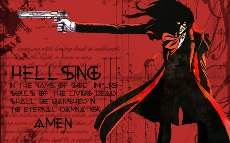 Character Holding a Gun — Red, Dramatic
