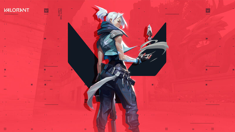 Character Holding a Knife — Red