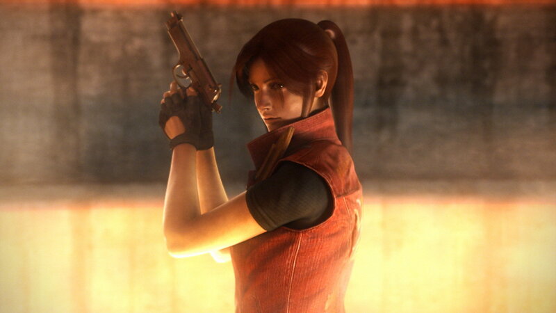 character holding a pistol