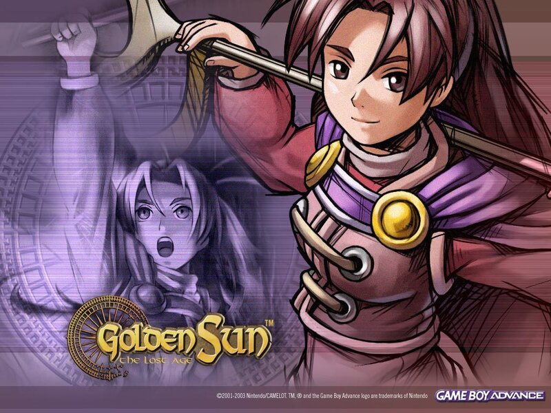 Character Holding a Staff — Purple