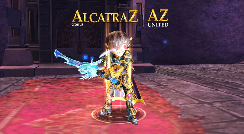 Character Holding a Sword — Gold