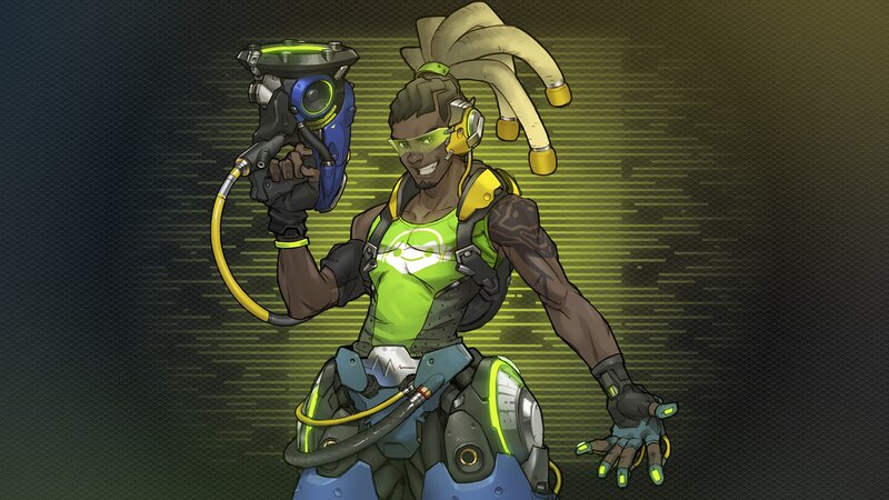 Character Holding a Weapon — Green, Confident