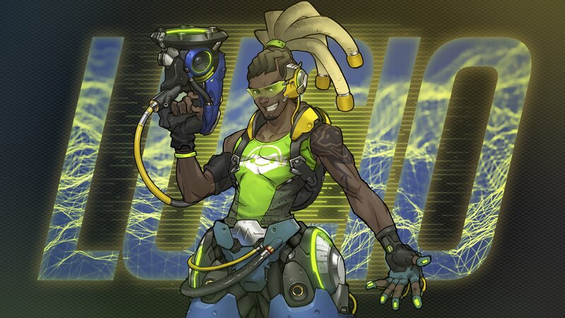 Character Holding a Weapon — Green, Energetic