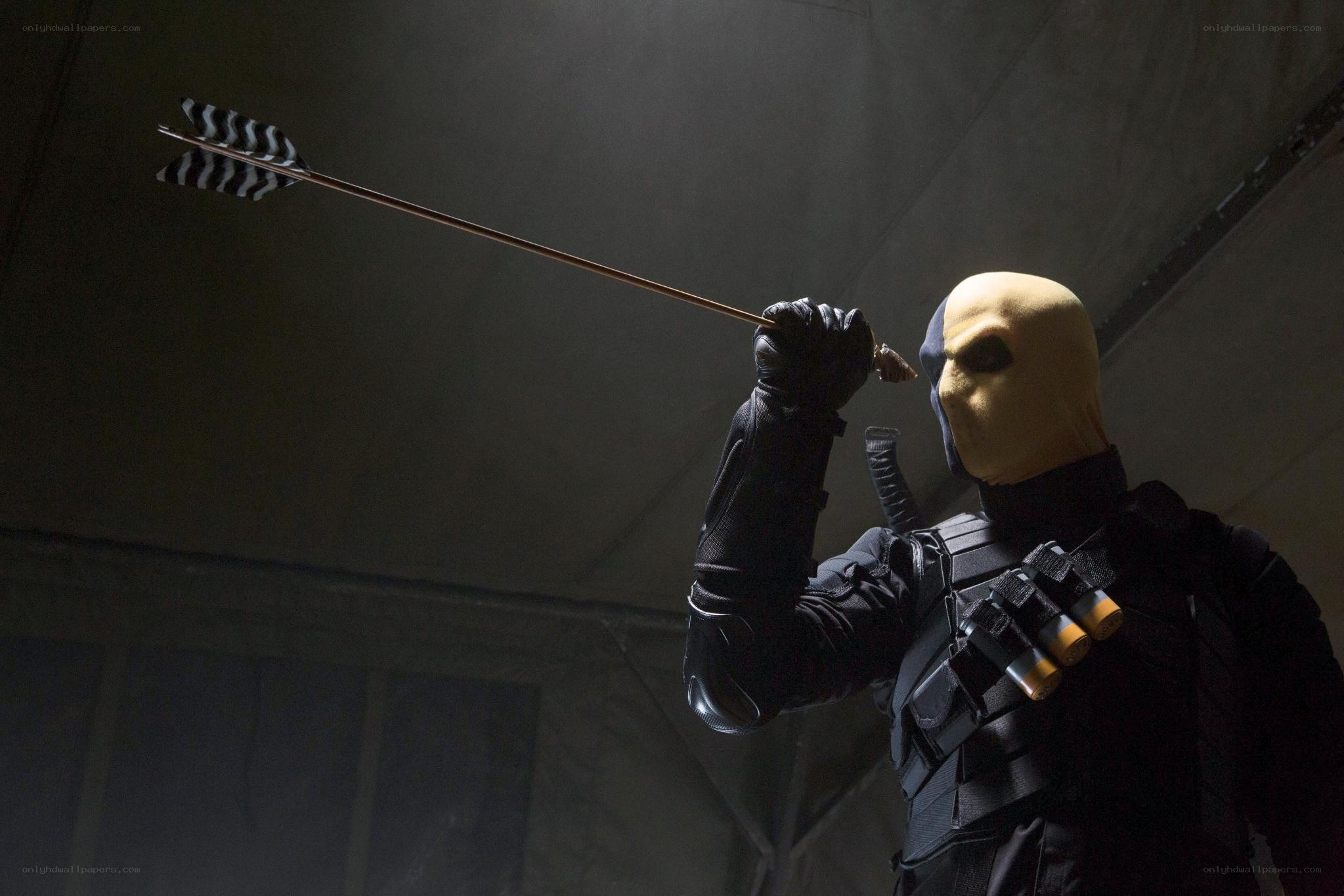 character holding arrow