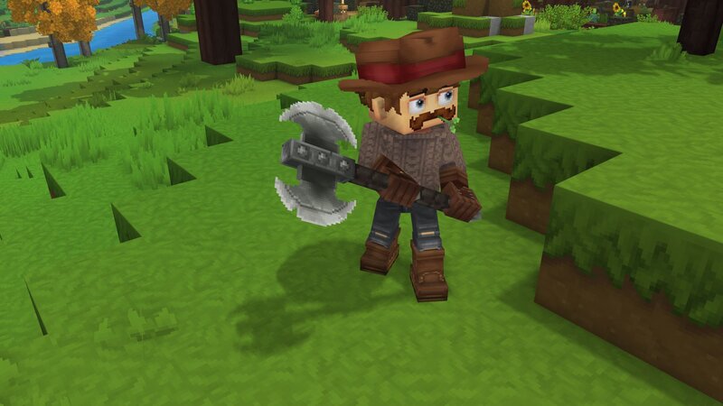 Character Holding Axe