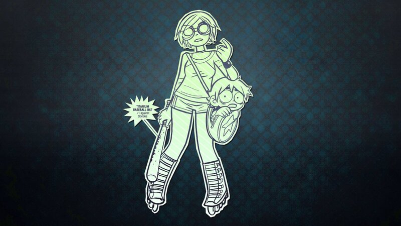 Character Holding Bat — Green