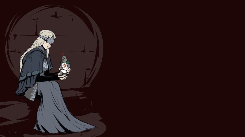 Character Holding Candle