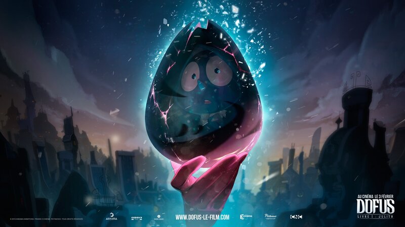 Character Holding Glowing Orb — Blue