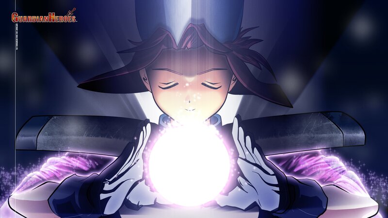 Character Holding Glowing Orb