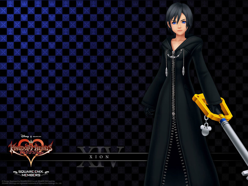 Character Holding Keyblade — Black