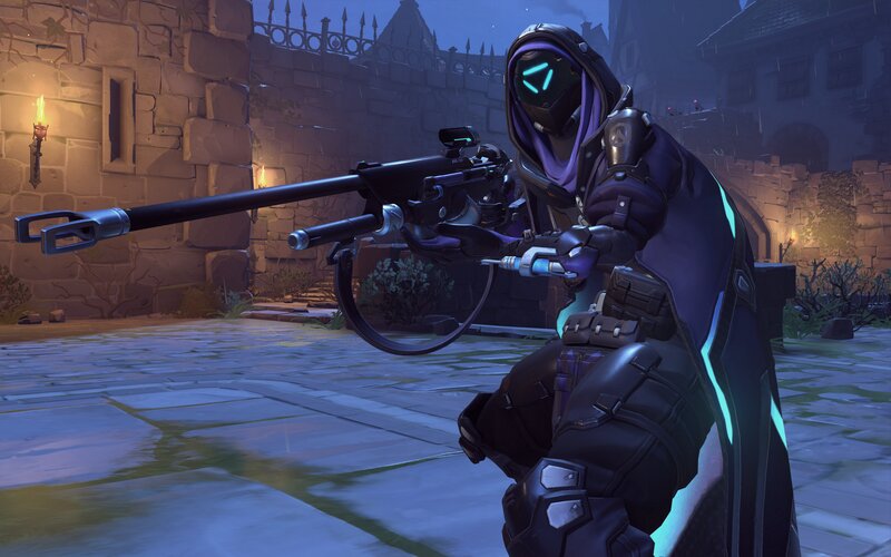 Character Holding Sniper Rifle