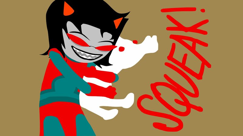 Character Hugging a Doll