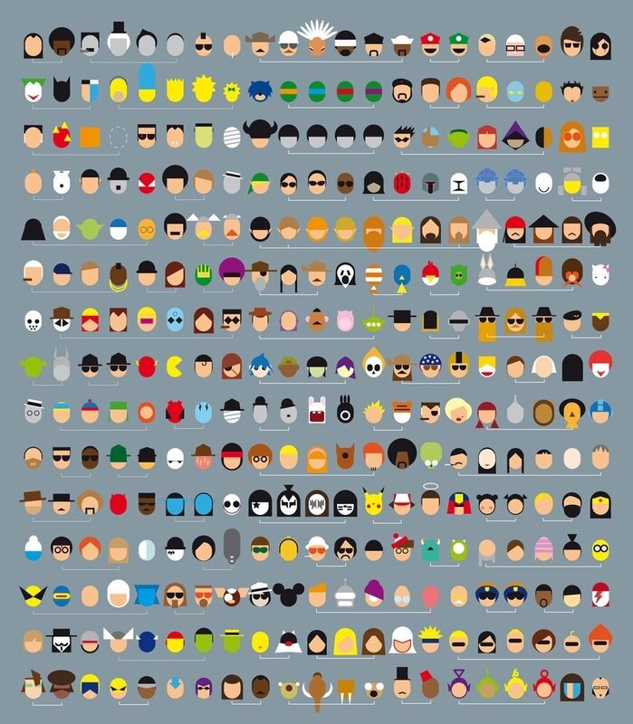 Character icon collection