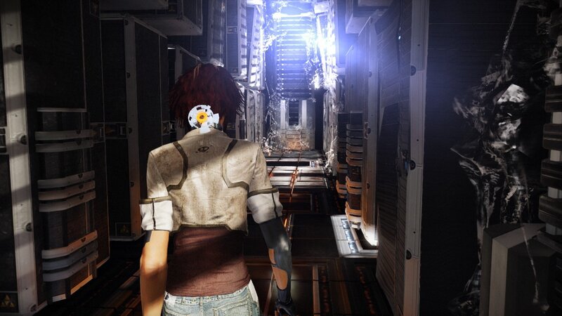 Character in a Corridor