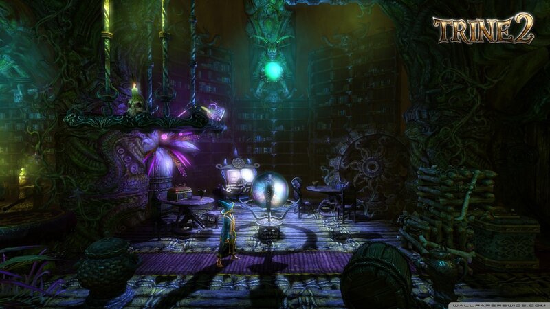 Character in a Dark Library