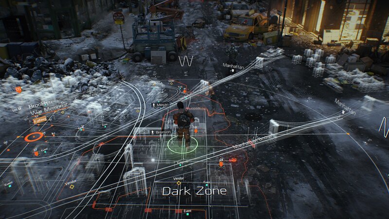 Character in a Dark Zone