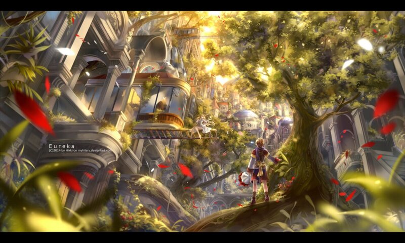 Character in a Fantasy City