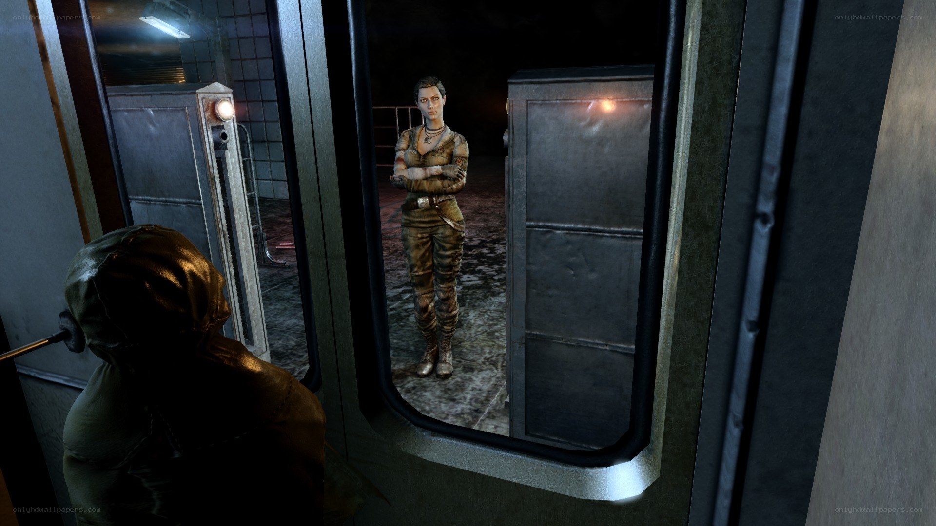 character in a game scene