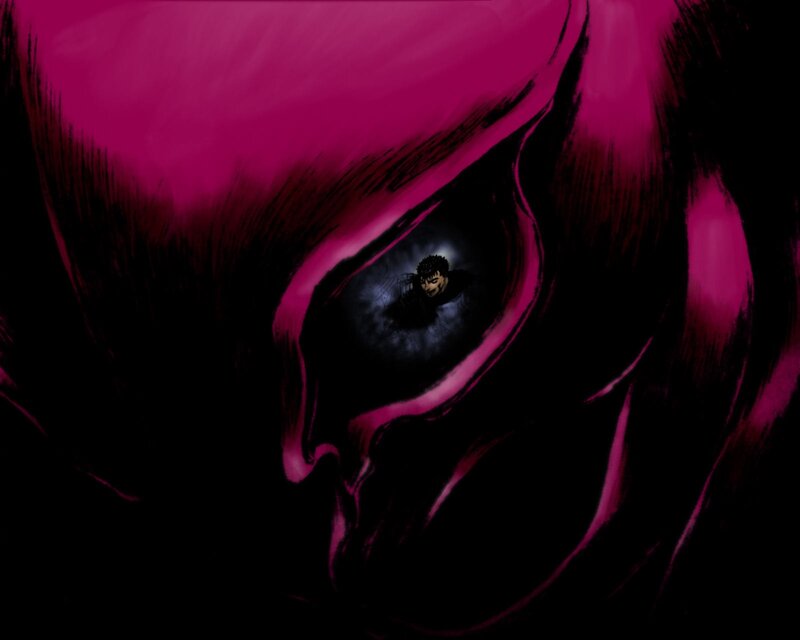 Character in a Giant Eye
