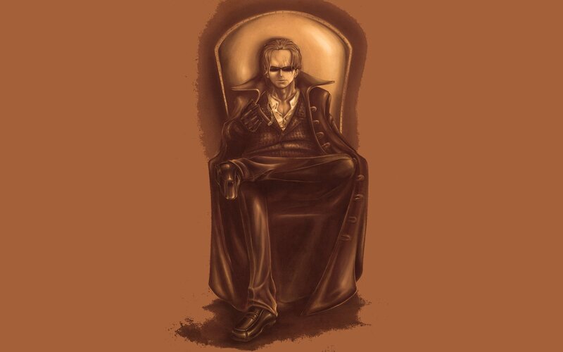 character in a throne