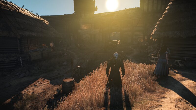 Character in a Village — Brown