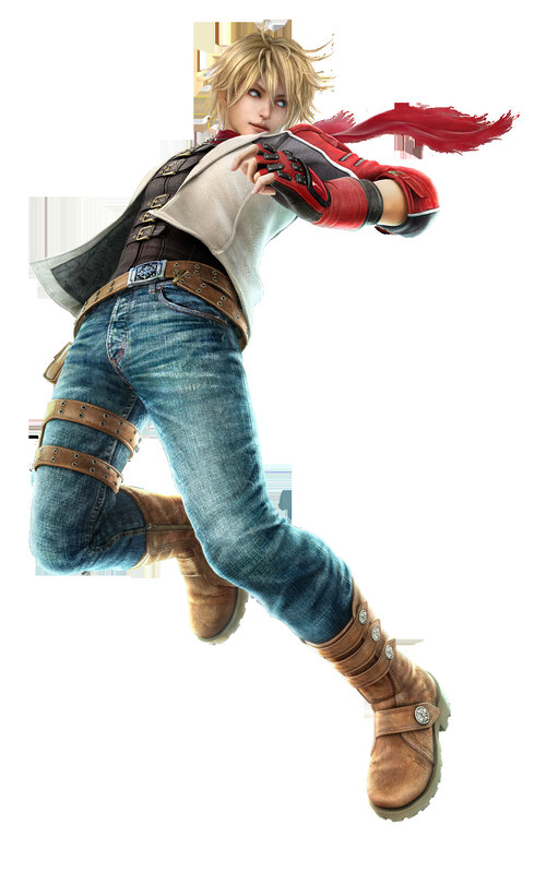 character in action pose