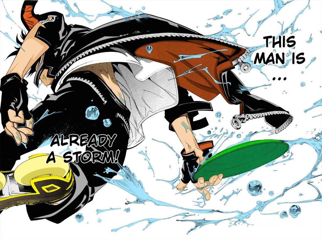 character in action with skateboard