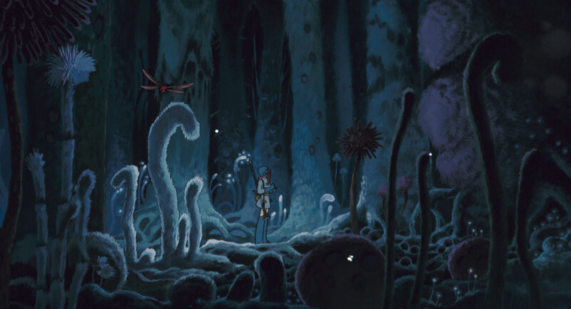 Character in Alien Forest — Blue, Mysterious