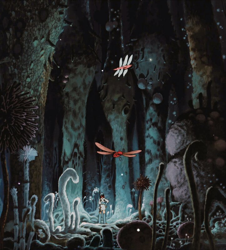 Character in Alien Forest — Blue