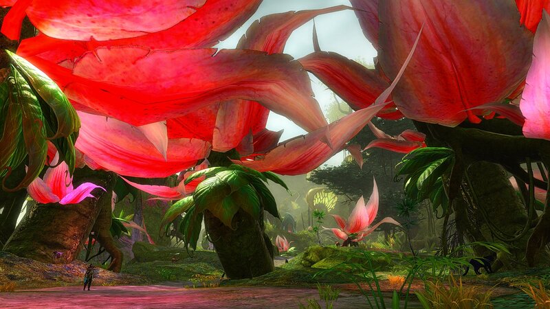 Character in Alien Forest
