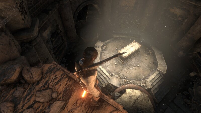 Character in Ancient Ruin — Brown
