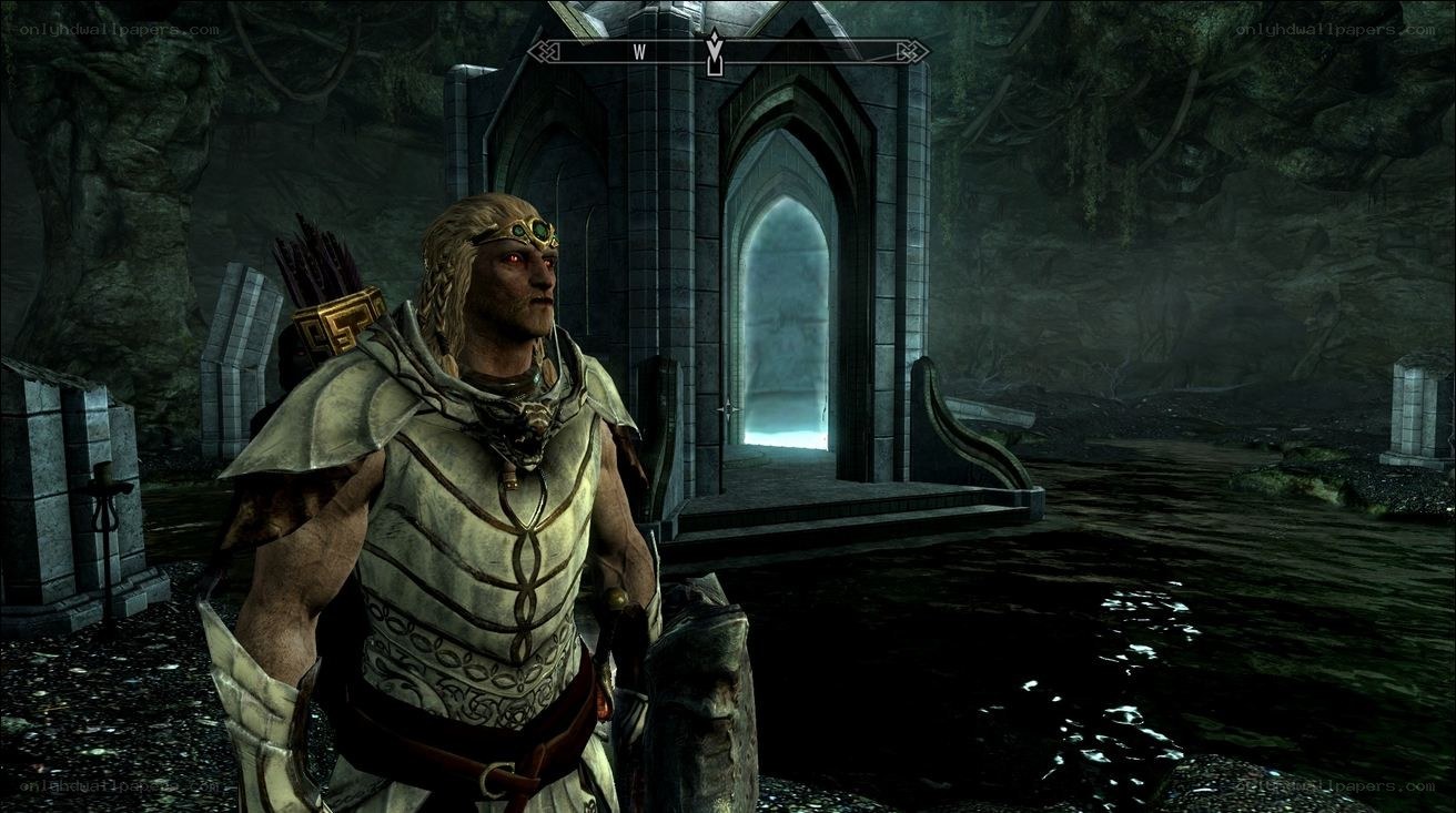 character in ancient ruin