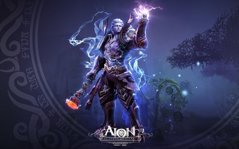 Character in Armor Casting Spell