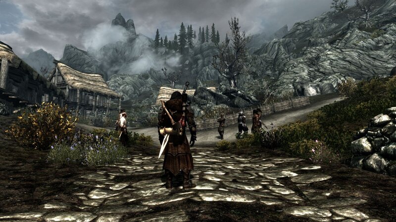 Character in Armor on Path