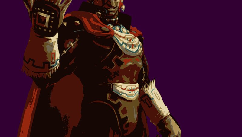 Character in Armor — Purple, Dramatic