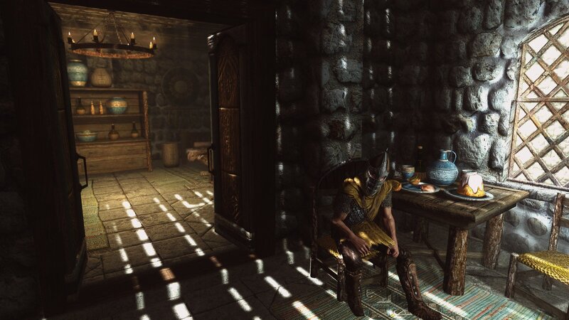 Character in Armor Sitting