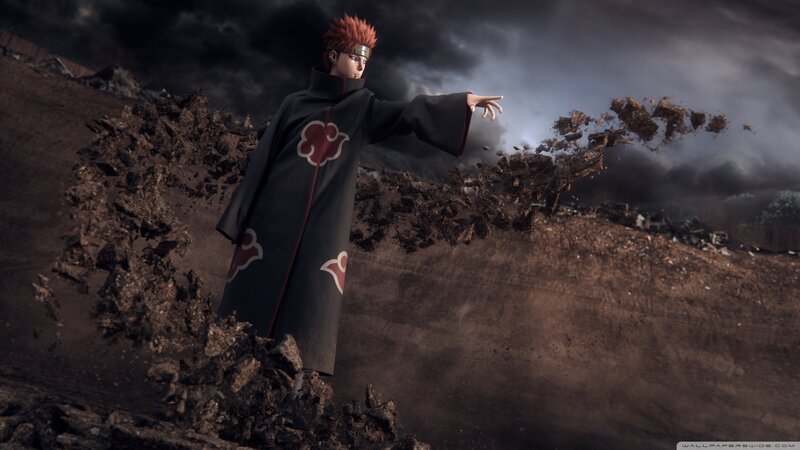 Character in Black Cloak — Dramatic, 3d Render