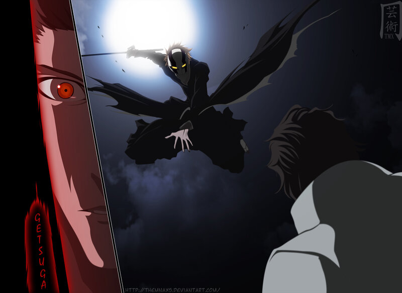 Character in Black Cloak — Dramatic, Night, Anime
