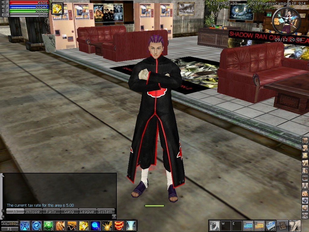 character in black cloak