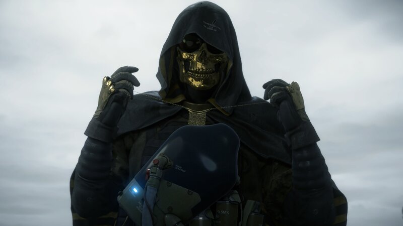 Character in Black Hood — Dramatic