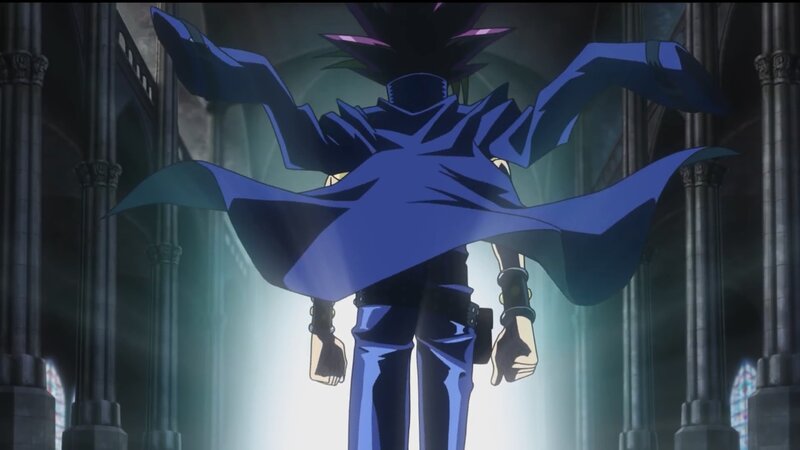 Character in Blue Cloak — Dramatic, Anime