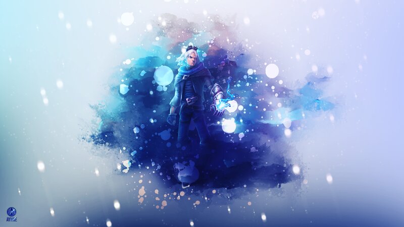 Character in Blue Cloak