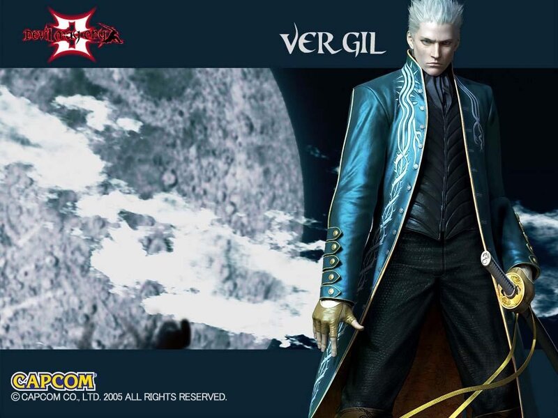 Character in Blue Coat — Dramatic