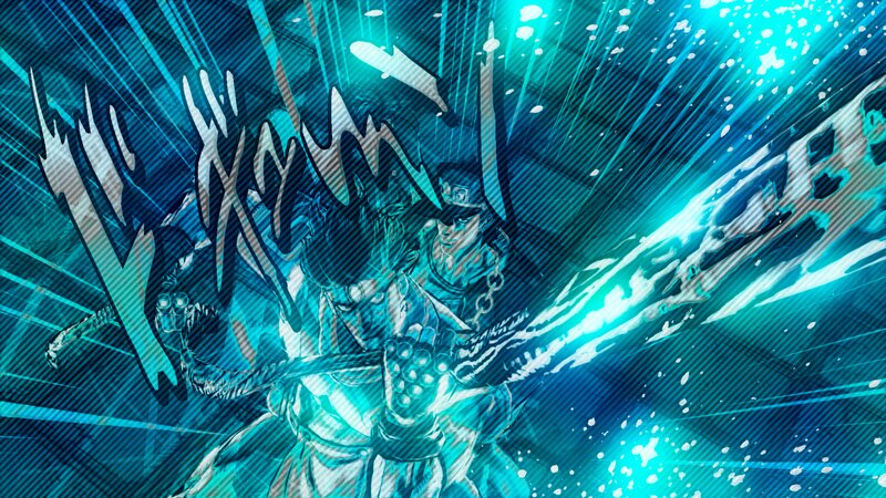 Character in Blue Energy — Dramatic