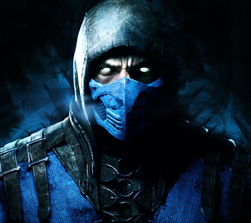 Character in Blue Mask