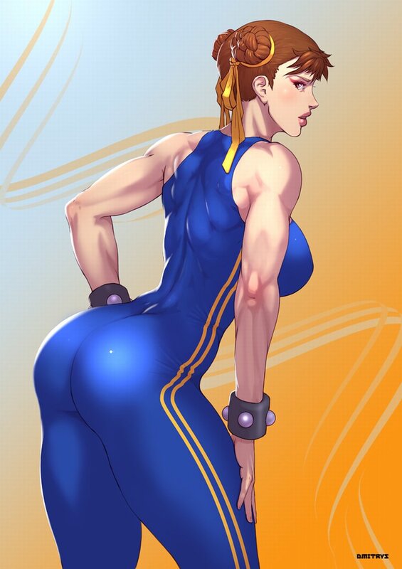 character in blue outfit