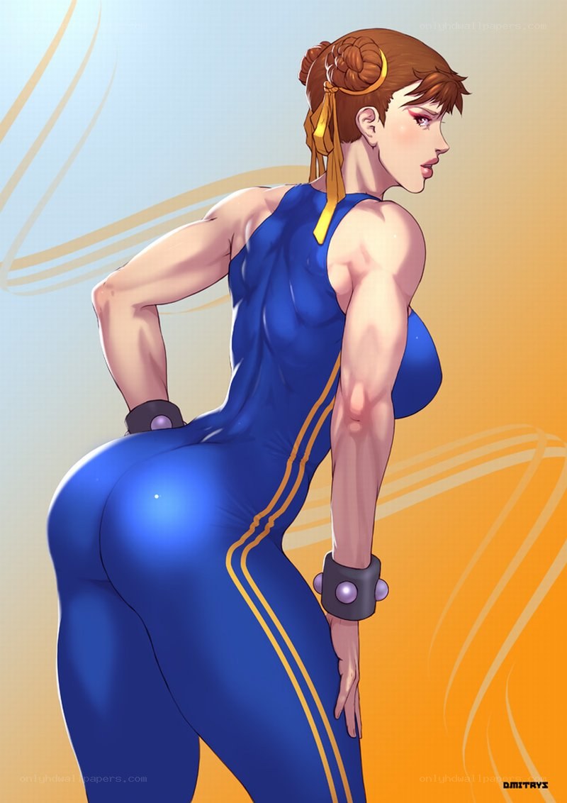 character in blue outfit