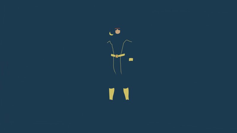 Character in Blue Suit — Calm