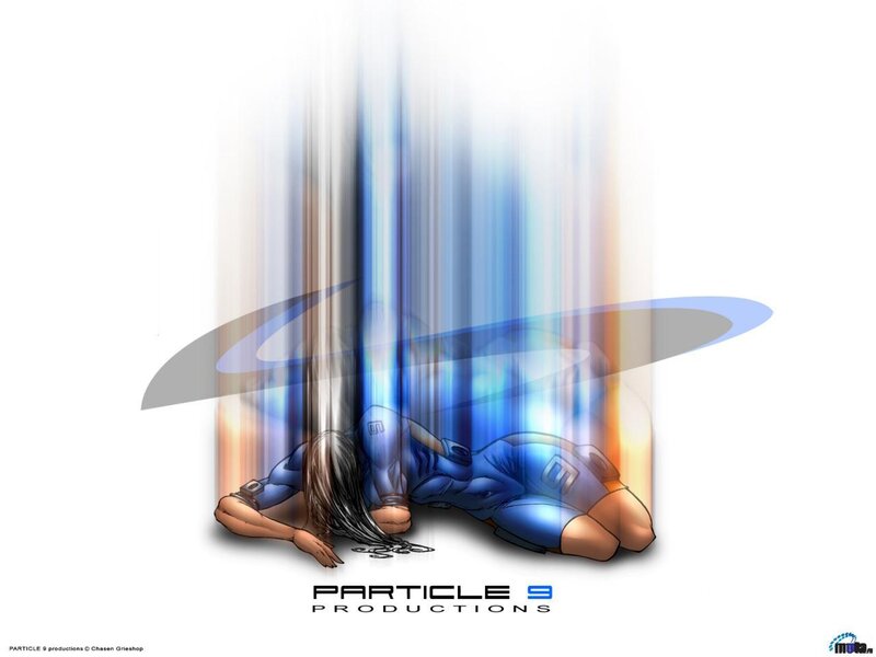 Character in blue suit lying down