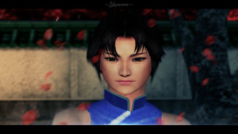 Character in Blue Top